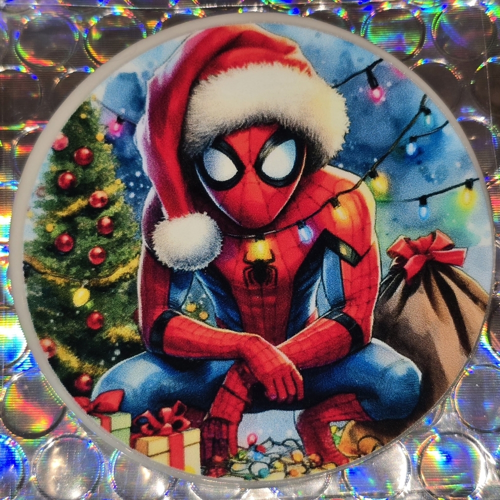 Spiderman Custom Christmas Ornament with Real Pearl #1006